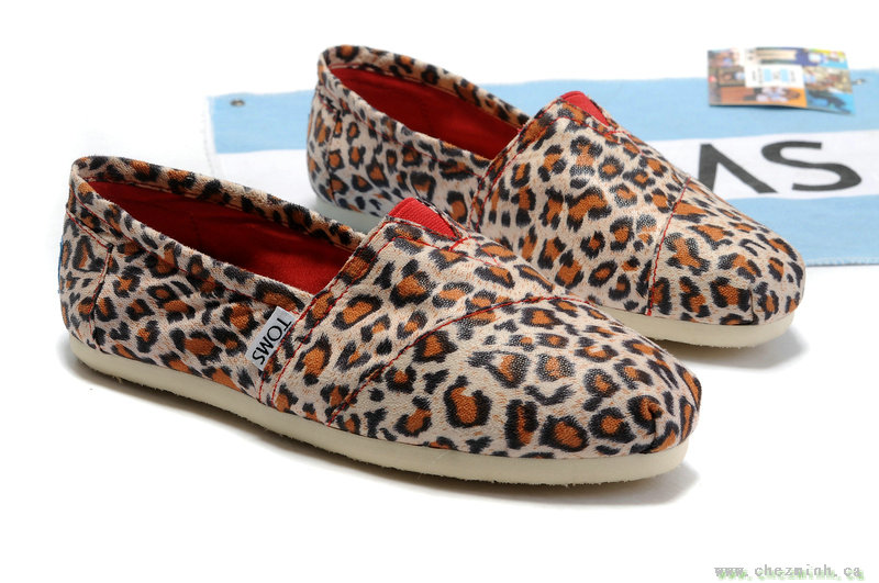 2014 Toms Leopard Shoes sale