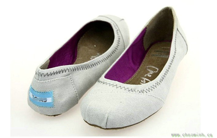 2014 Toms Women Low-Cut Uppers Ballerina Shoes White sale