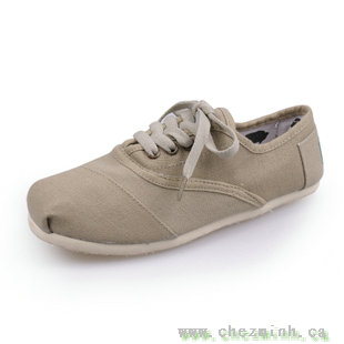 2014 Toms Canvas Women Classics Lace Up Stone sale