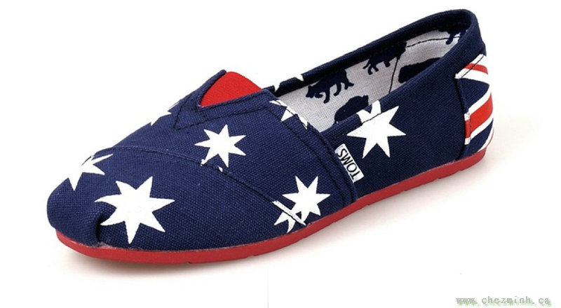 2014 Toms Canvas Women Classics UK Banner Navy sale