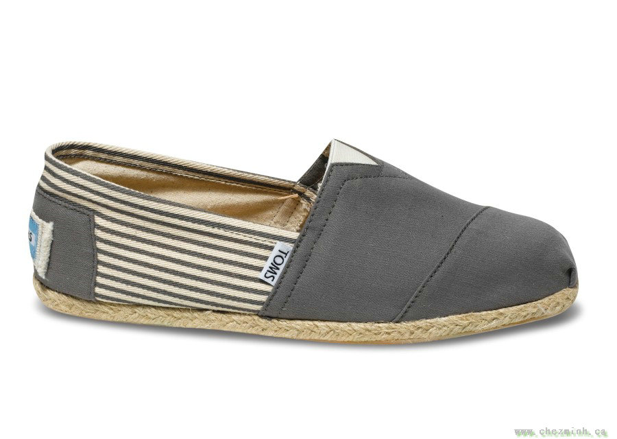 2014 Toms University Ash Rope Sole Women Classics Gray sale